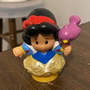 Fisher Price Little People Disney Princess Snow White 2.5" Inch Figure Pink Bird